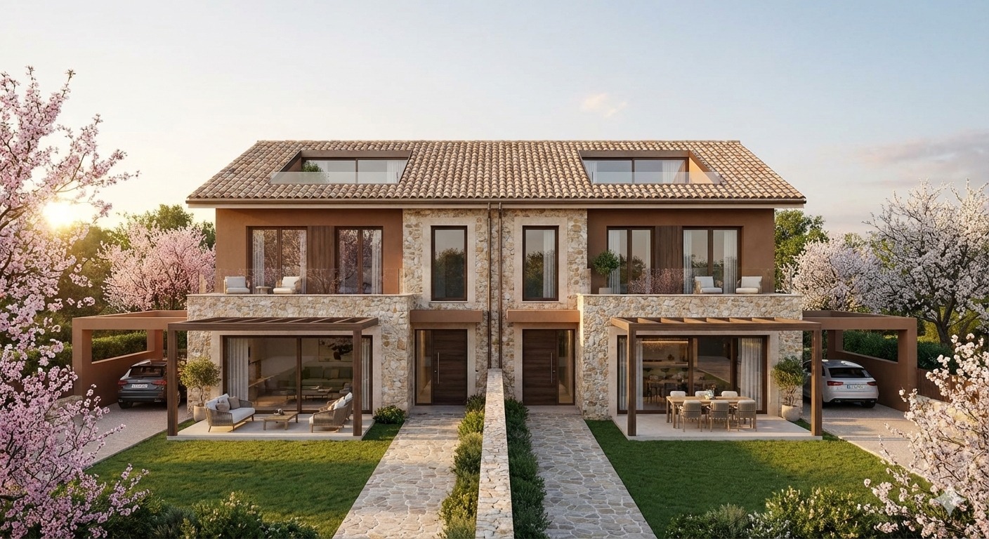 TERRENO EN VENTA EL MALLORCA CON PROYECTO PARA DOS VIVIENDAS — imagen 4