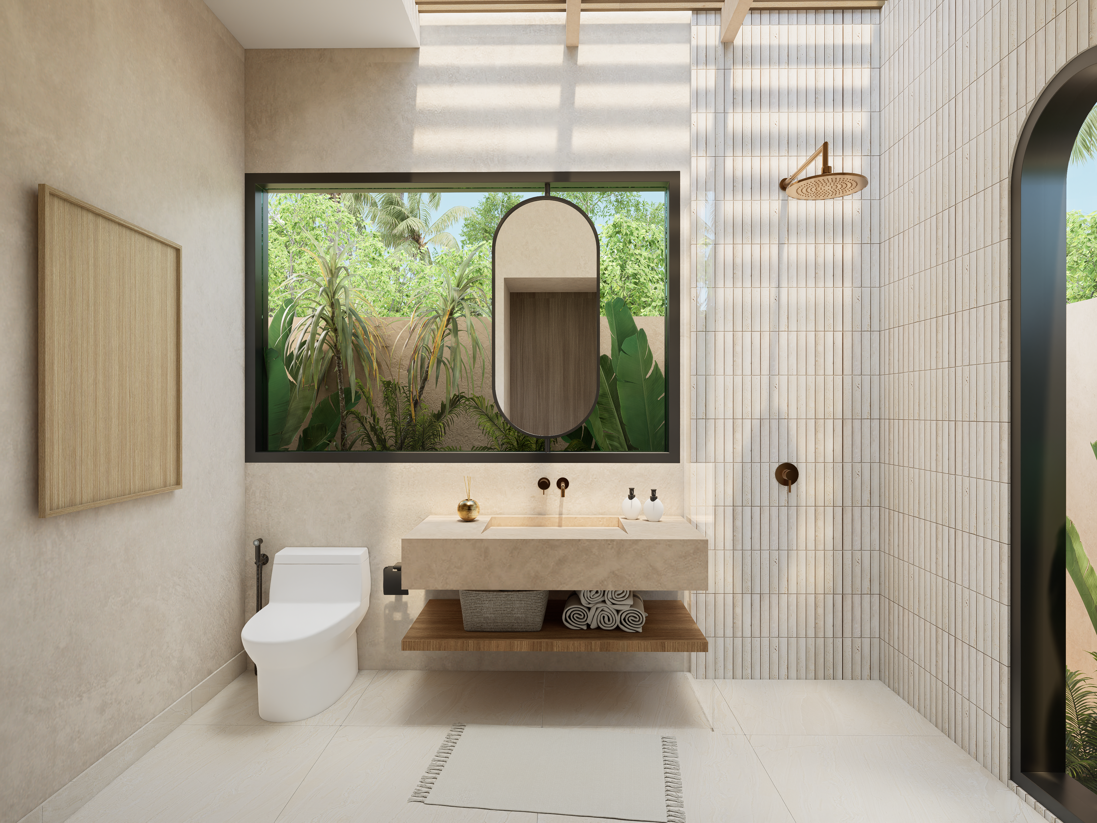Villa mediterránea de 2 habitaciones en plena selva con doble piscina privada. — imagen 15