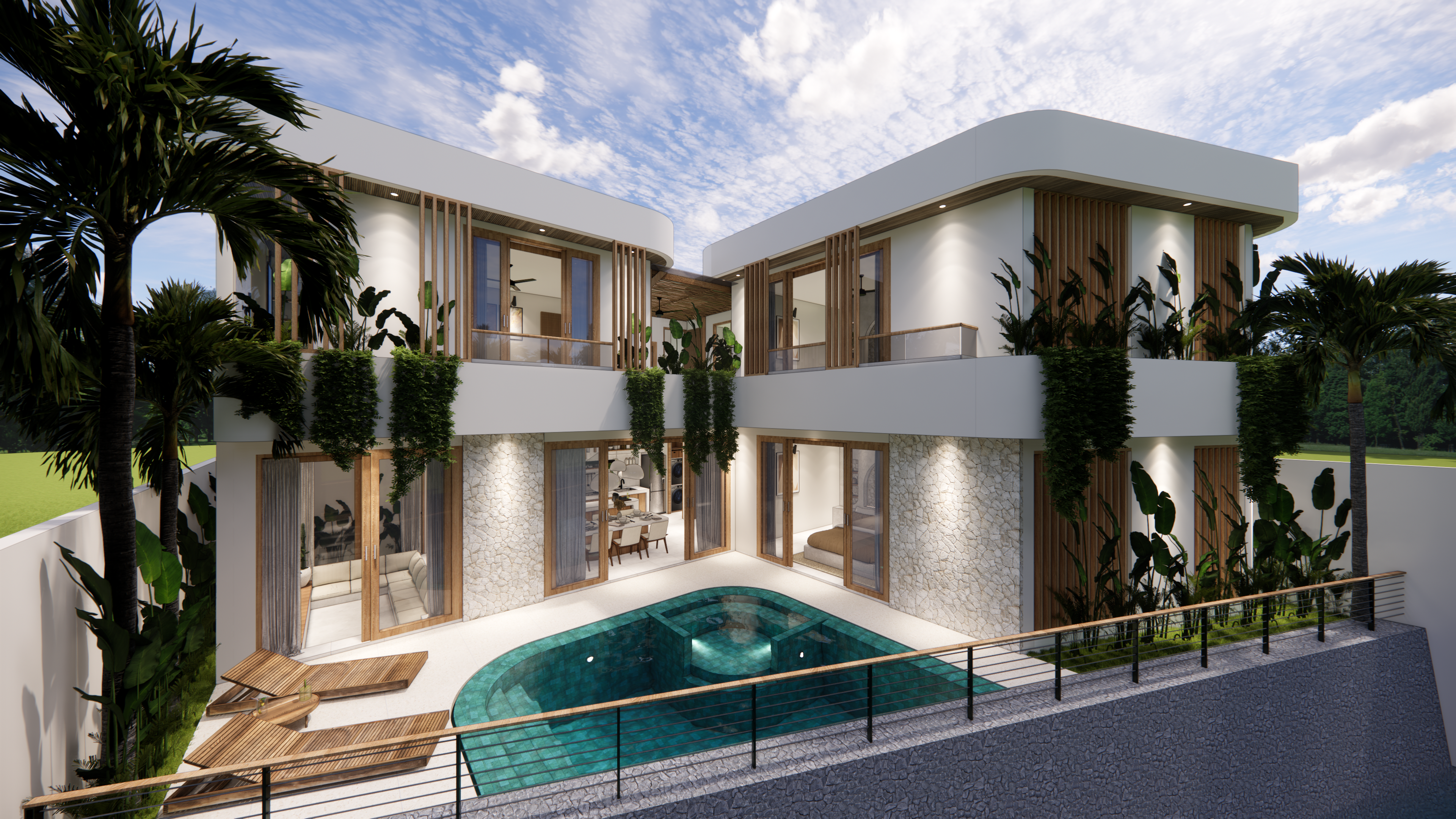 Proyecto de Villas Frente al Río en Umalas: Una Fusión de Elegancia Mediterránea y Tropical — imagen 5
