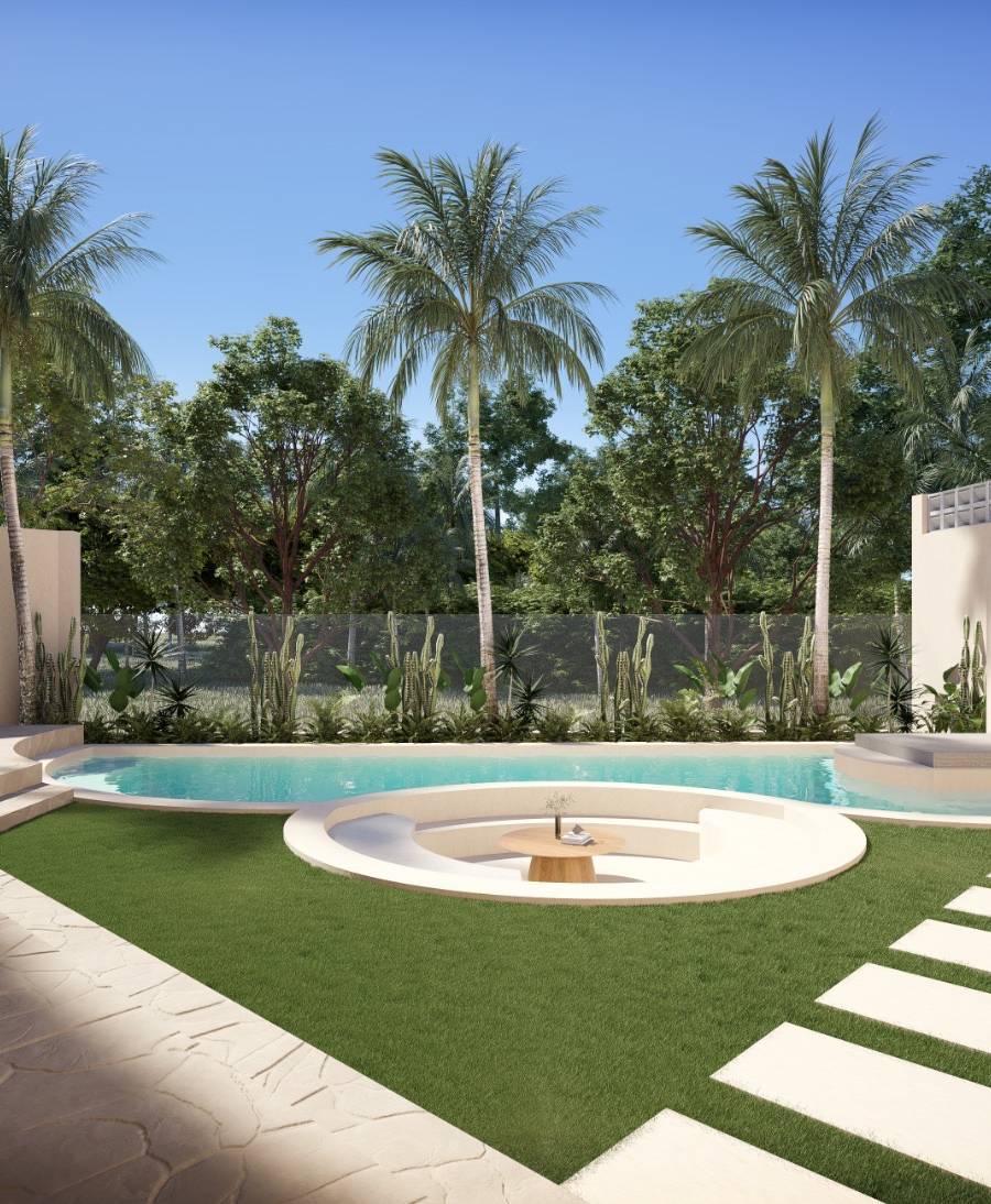 Villa mediterránea de 2 habitaciones en plena selva con doble piscina privada. — imagen 6