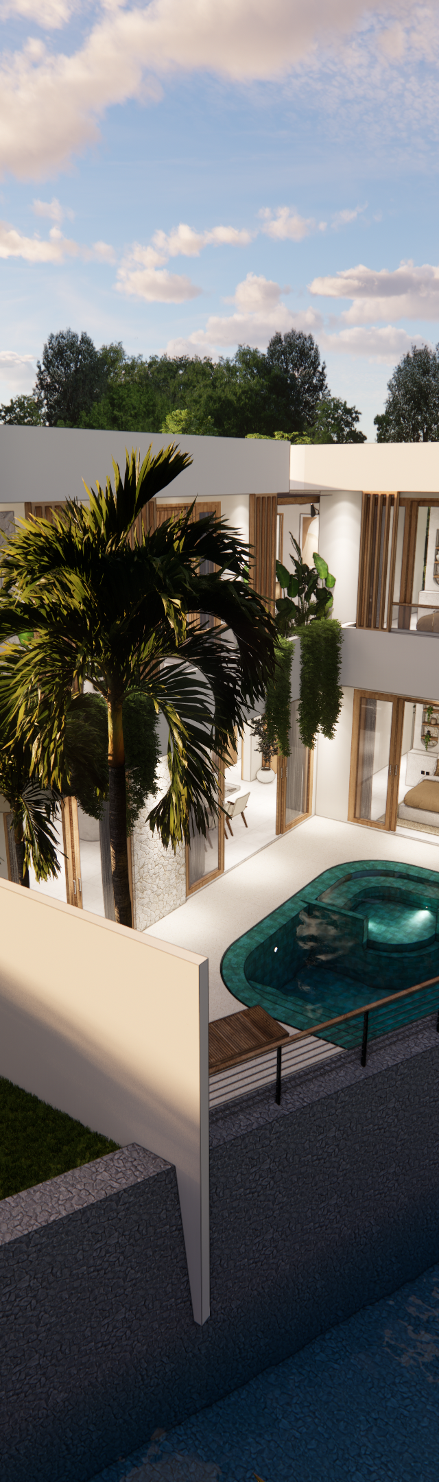 Proyecto de Villas Frente al Río en Umalas: Una Fusión de Elegancia Mediterránea y Tropical — imagen 2