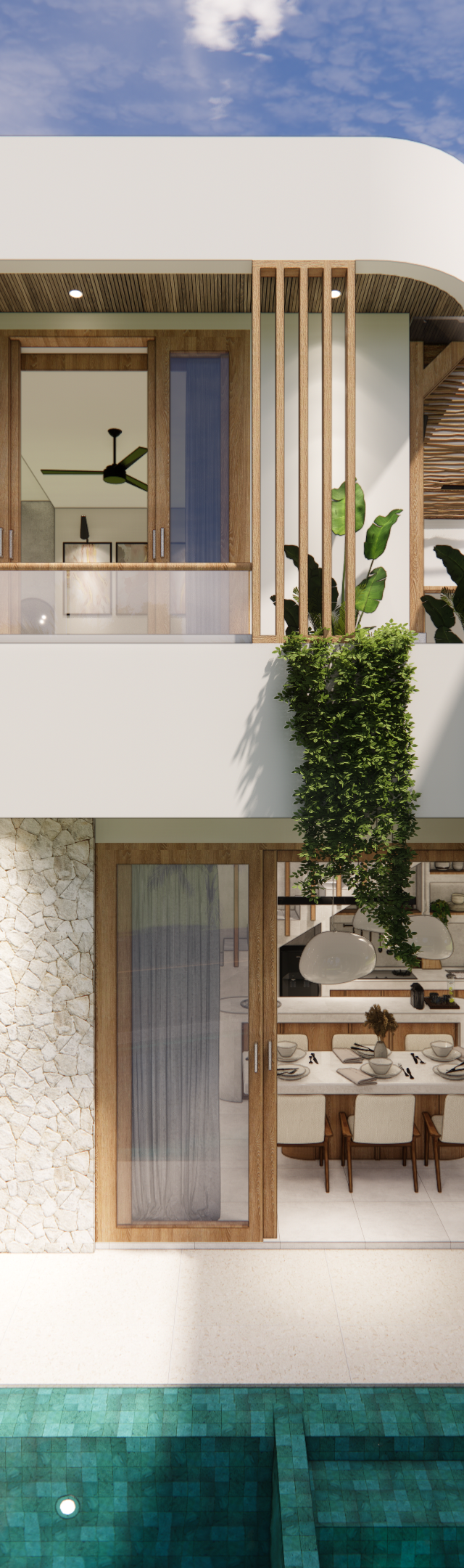 Proyecto de Villas Frente al Río en Umalas: Una Fusión de Elegancia Mediterránea y Tropical — imagen 5