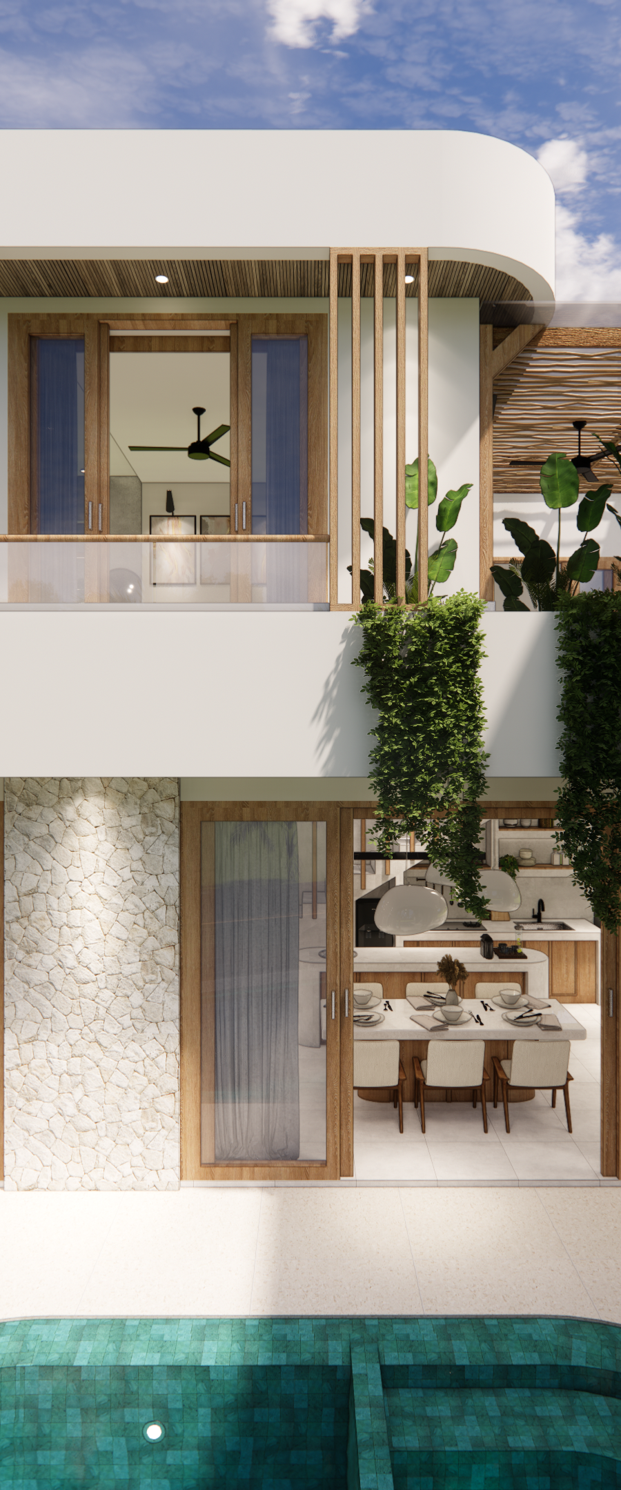 Proyecto de Villas Frente al Río en Umalas: Una Fusión de Elegancia Mediterránea y Tropical — imagen 5